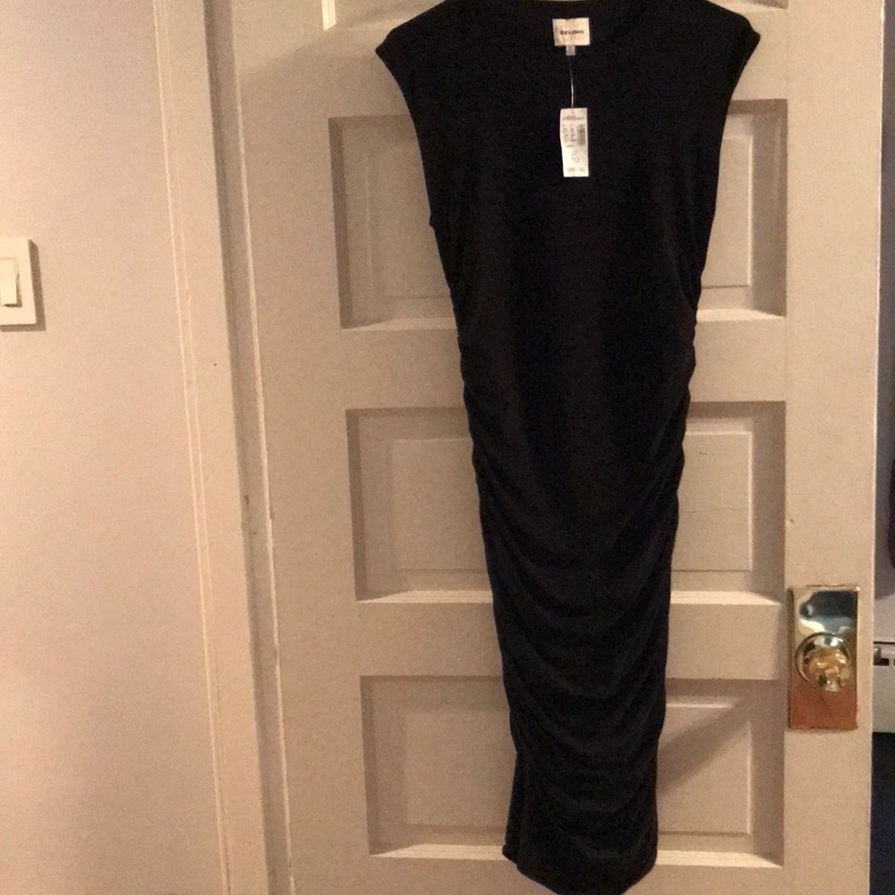 Black fitted dress